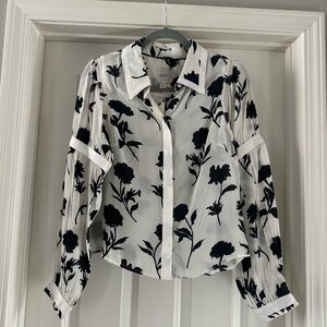 Maeve Long-Sleeve Floral Blouse